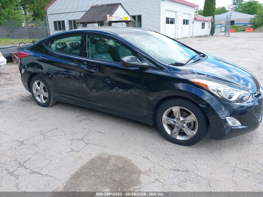 2013 Hyundai Elantra Gls VIN: 5NPDH4AEXDH335738 Lot: 39515323