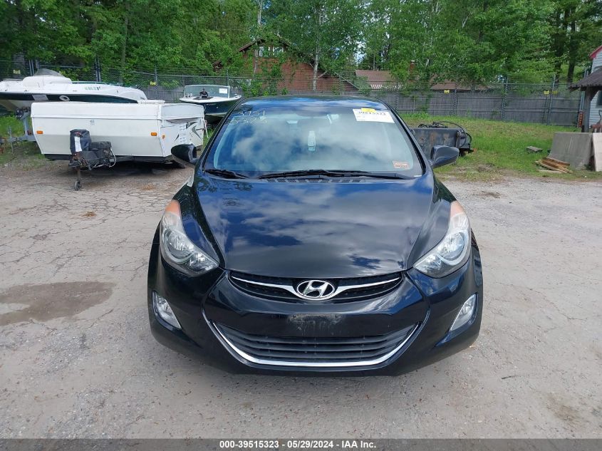 2013 Hyundai Elantra Gls VIN: 5NPDH4AEXDH335738 Lot: 39515323