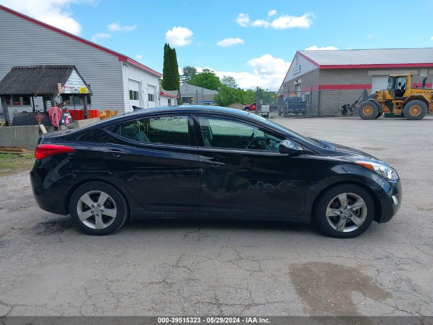 2013 Hyundai Elantra Gls VIN: 5NPDH4AEXDH335738 Lot: 39515323