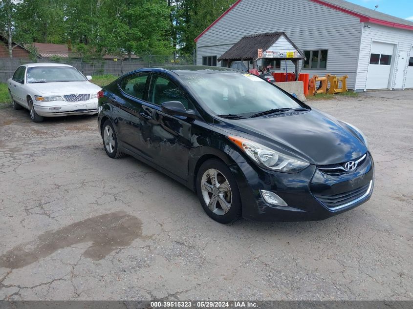 2013 Hyundai Elantra Gls VIN: 5NPDH4AEXDH335738 Lot: 39515323