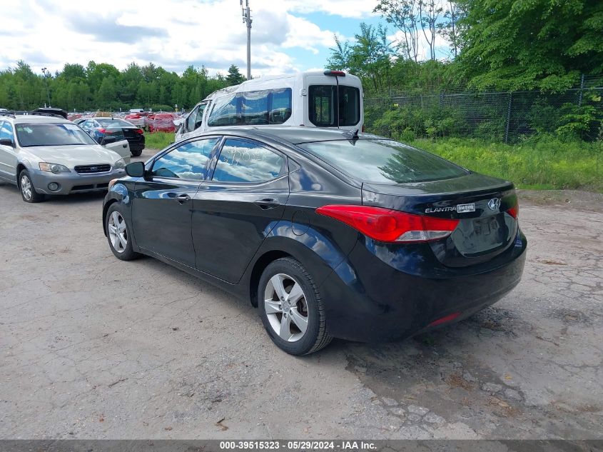 2013 Hyundai Elantra Gls VIN: 5NPDH4AEXDH335738 Lot: 39515323