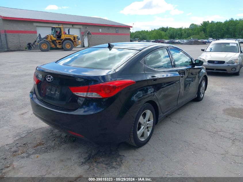 2013 Hyundai Elantra Gls VIN: 5NPDH4AEXDH335738 Lot: 39515323