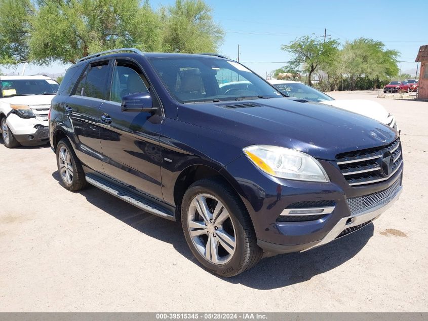 2012 Mercedes-Benz Ml 350 4Matic VIN: 4JGDA5HB6CA025898 Lot: 39515345