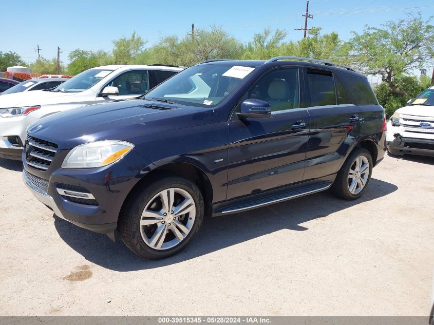 2012 Mercedes-Benz Ml 350 4Matic VIN: 4JGDA5HB6CA025898 Lot: 39515345