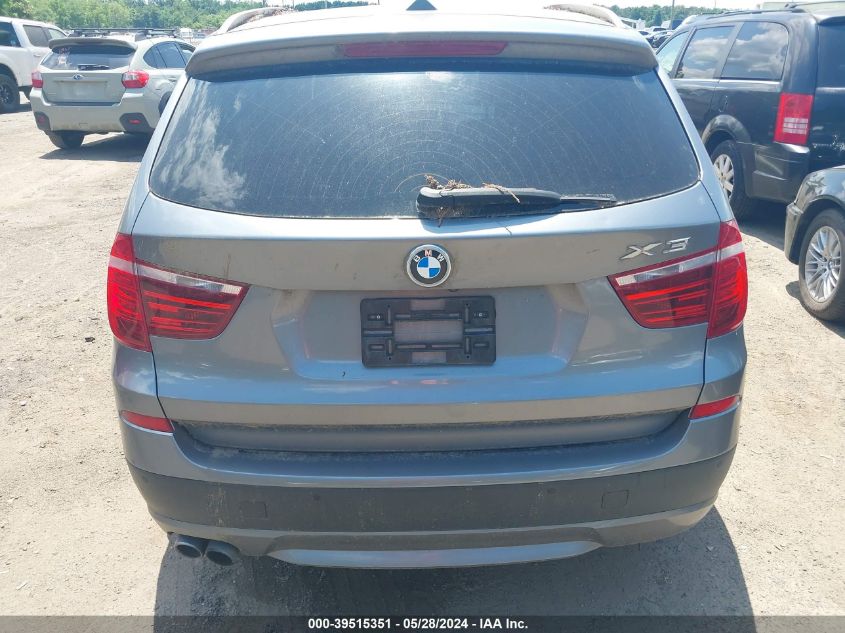 2014 BMW X3 xDrive28I VIN: 5UXWX9C52E0D41684 Lot: 39515351