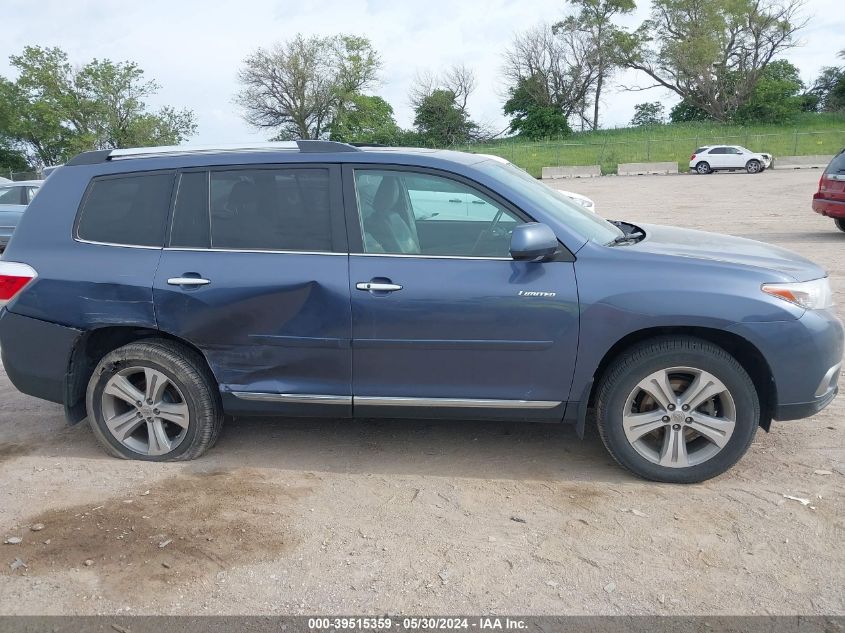 2012 Toyota Highlander Limited V6 VIN: 5TDDK3EH3CS126995 Lot: 39515359