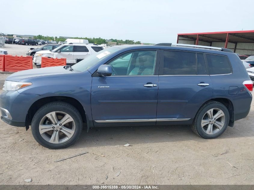 2012 Toyota Highlander Limited V6 VIN: 5TDDK3EH3CS126995 Lot: 39515359