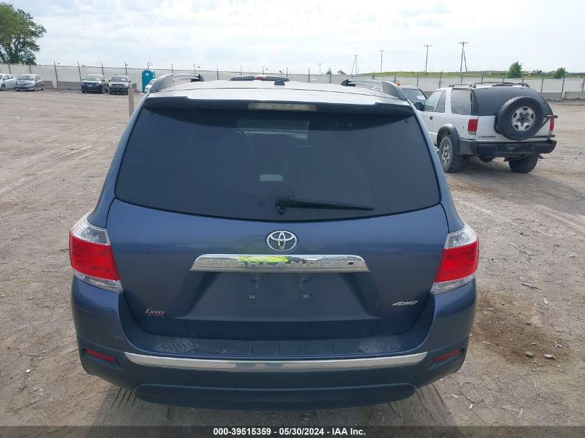 2012 Toyota Highlander Limited V6 VIN: 5TDDK3EH3CS126995 Lot: 39515359