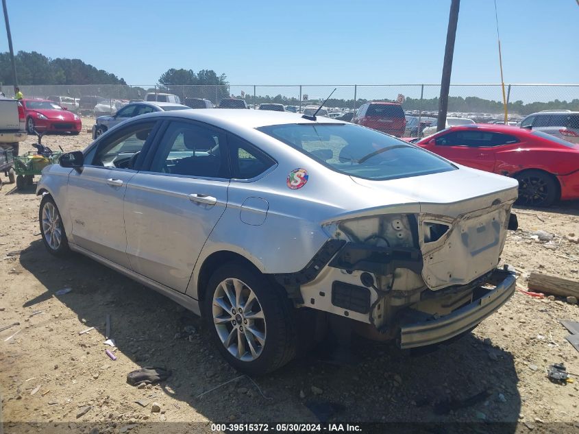 VIN 3FA6P0LU9HR233493 2017 FORD FUSION HYBRID no.1