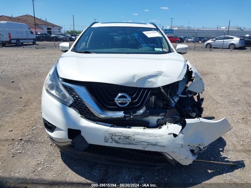 2015 Nissan Murano Platinum/S/Sl/Sv VIN: 5N1AZ2MH8FN234089 Lot: 39515394