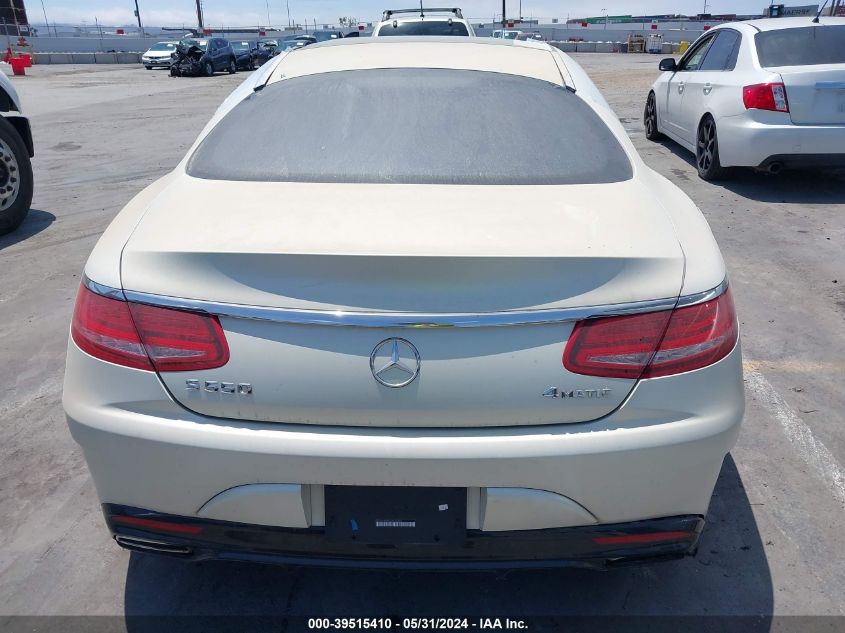 2016 Mercedes-Benz S 550 4Matic VIN: WDDXJ8FB9GA012080 Lot: 39515410