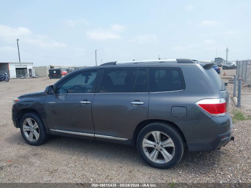 2013 Toyota Highlander Limited V6 VIN: 5TDYK3EH3DS095220 Lot: 39515438