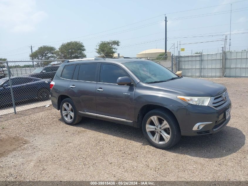 2013 Toyota Highlander Limited V6 VIN: 5TDYK3EH3DS095220 Lot: 39515438