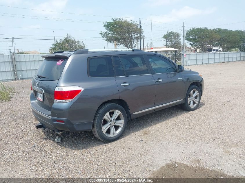 2013 Toyota Highlander Limited V6 VIN: 5TDYK3EH3DS095220 Lot: 39515438