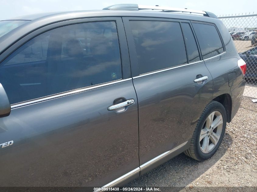 2013 Toyota Highlander Limited V6 VIN: 5TDYK3EH3DS095220 Lot: 39515438