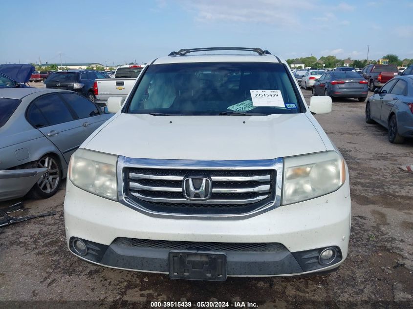 2012 Honda Pilot Touring VIN: 5FNYF4H92CB059519 Lot: 39515439