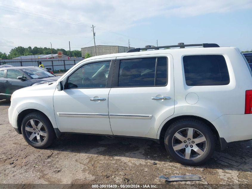 2012 Honda Pilot Touring VIN: 5FNYF4H92CB059519 Lot: 39515439