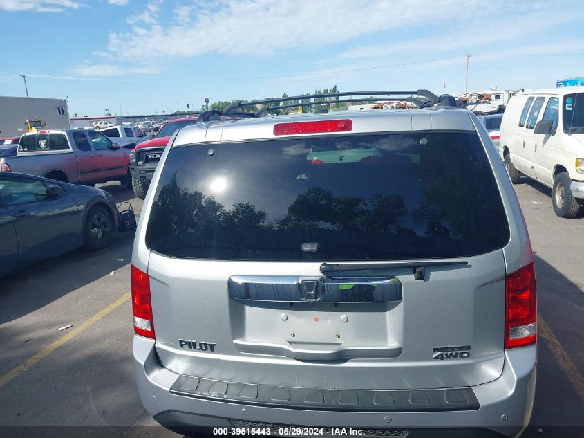 2012 Honda Pilot Touring VIN: 5FNYF4H96CB052749 Lot: 39515443