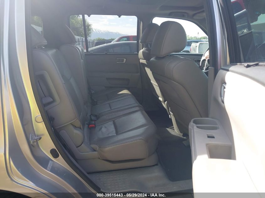 2012 Honda Pilot Touring VIN: 5FNYF4H96CB052749 Lot: 39515443