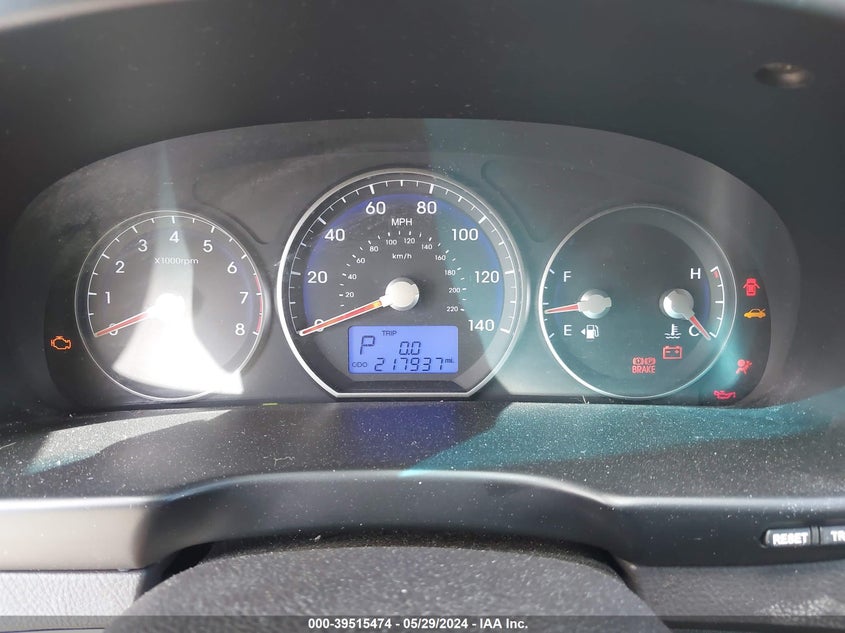 2010 Hyundai Santa Fe Gls VIN: 5NMSG3ABXAH402714 Lot: 39515474