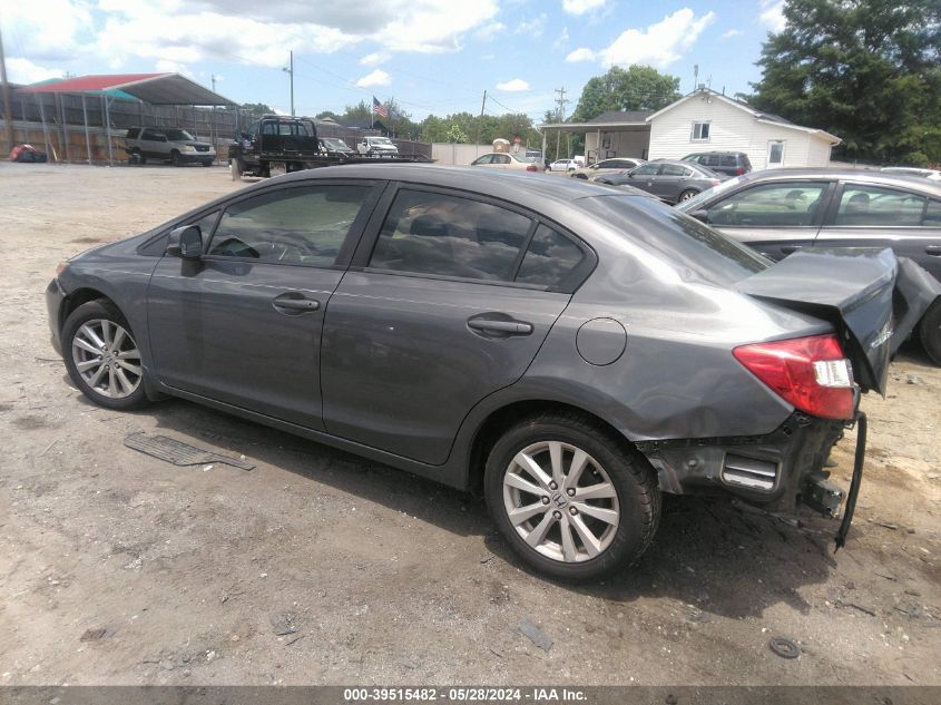 2012 Honda Civic Ex-L VIN: 2HGFB2F90CH508668 Lot: 39515482