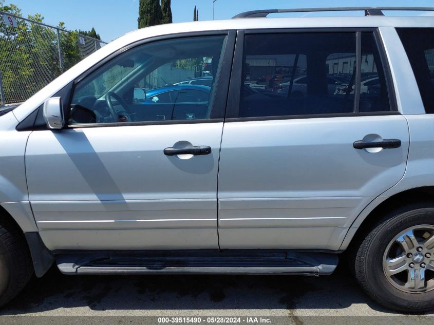 2004 Honda Pilot Ex-L VIN: 2HKYF18504H512521 Lot: 39515490