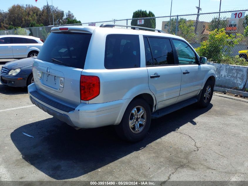 2004 Honda Pilot Ex-L VIN: 2HKYF18504H512521 Lot: 39515490