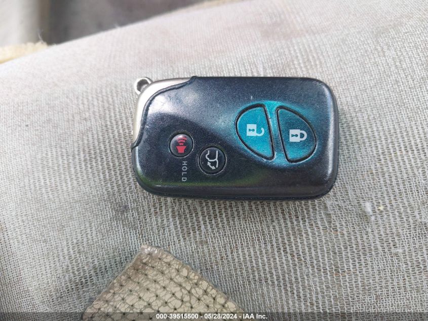 2010 Lexus Rx 350 VIN: 2T2BK1BA9AC052423 Lot: 39515500