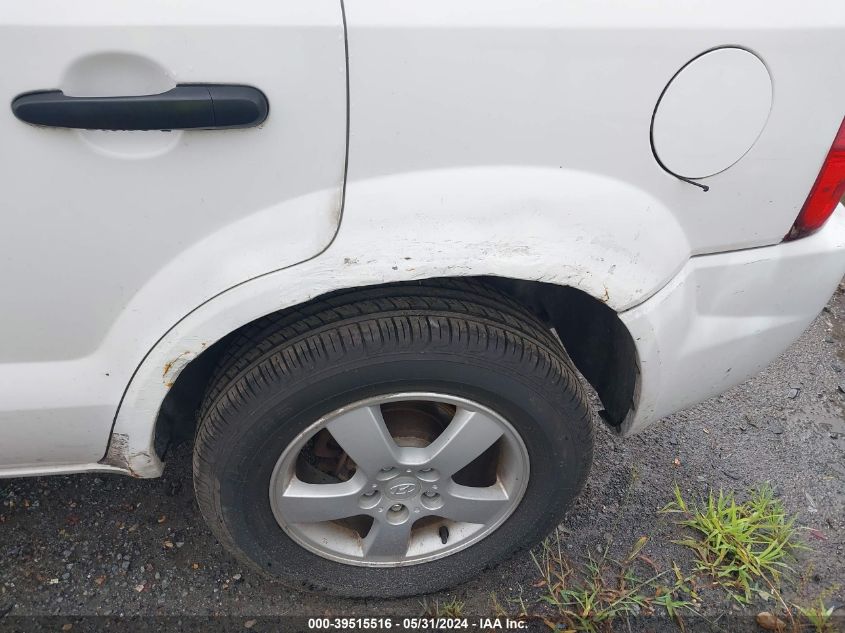 2005 Hyundai Tucson Gl VIN: KM8JM12B05U110958 Lot: 39515516