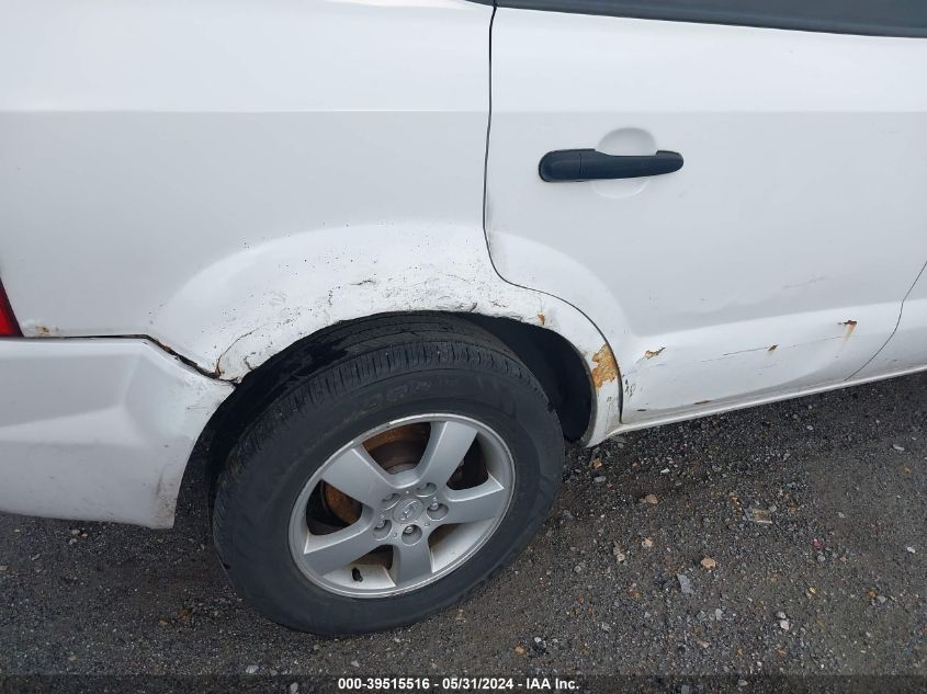 2005 Hyundai Tucson Gl VIN: KM8JM12B05U110958 Lot: 39515516