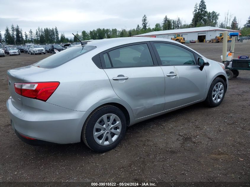 2016 Kia Rio Lx VIN: KNADM4A38G6670826 Lot: 39515522