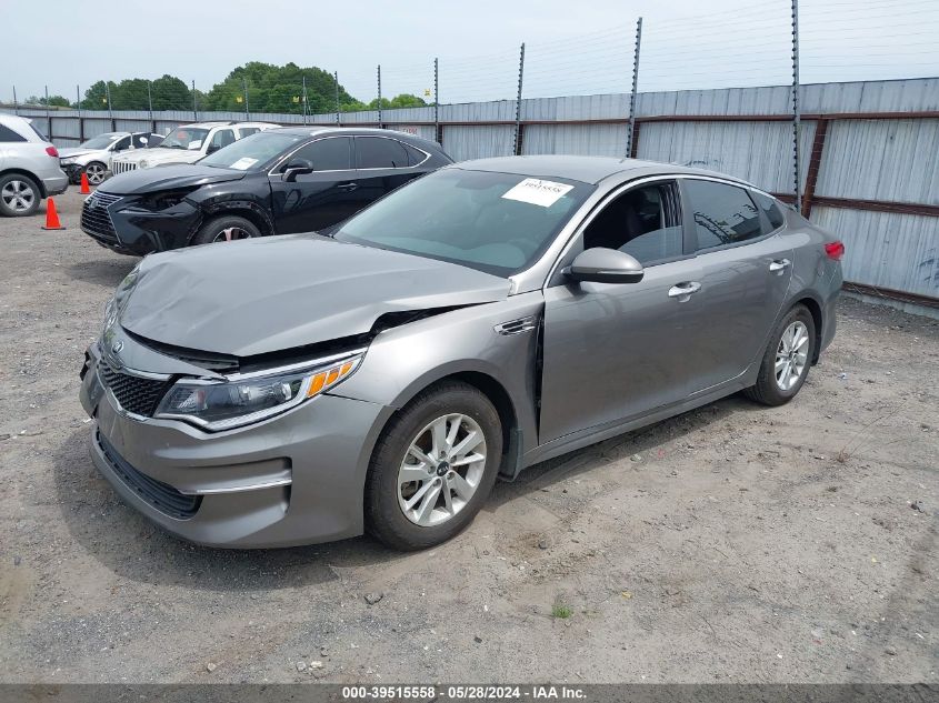 2016 Kia Optima Lx VIN: 5XXGT4L31GG015196 Lot: 39515558