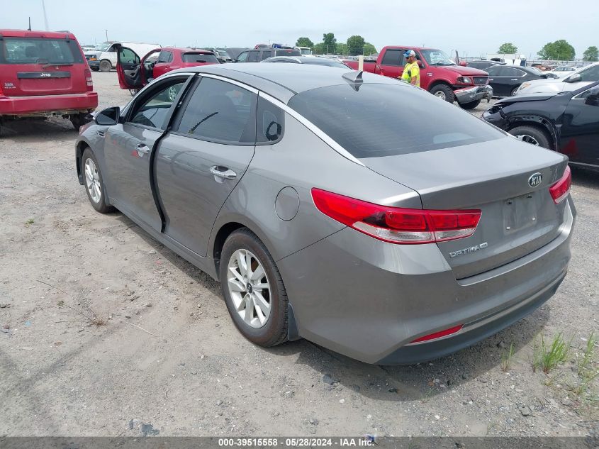 2016 Kia Optima Lx VIN: 5XXGT4L31GG015196 Lot: 39515558