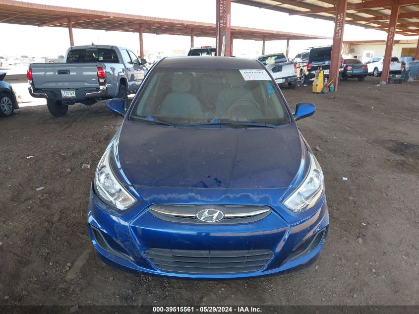 2017 Hyundai Accent Value Edition VIN: KMHCT4AE9HU271922 Lot: 39515561