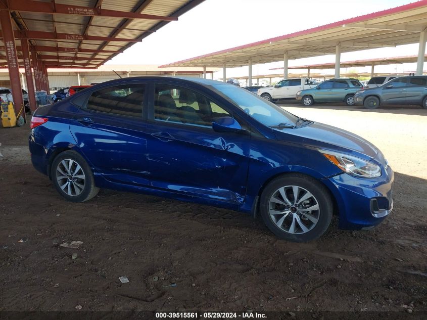 2017 Hyundai Accent Value Edition VIN: KMHCT4AE9HU271922 Lot: 39515561