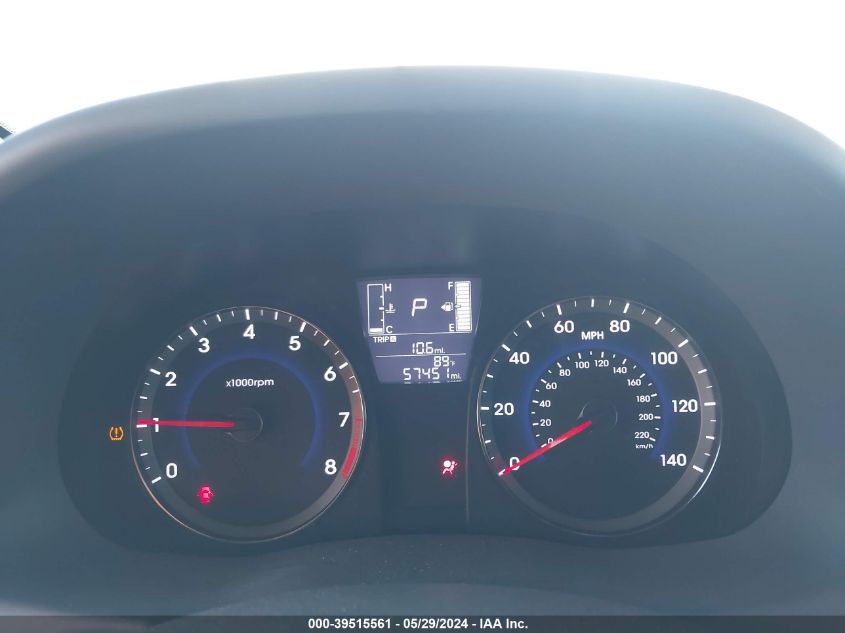 2017 Hyundai Accent Value Edition VIN: KMHCT4AE9HU271922 Lot: 39515561