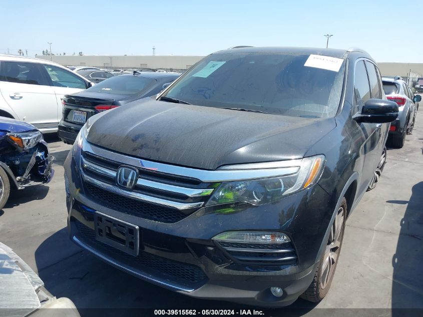 2017 Honda Pilot Touring VIN: 5FNYF5H91HB031577 Lot: 39515562