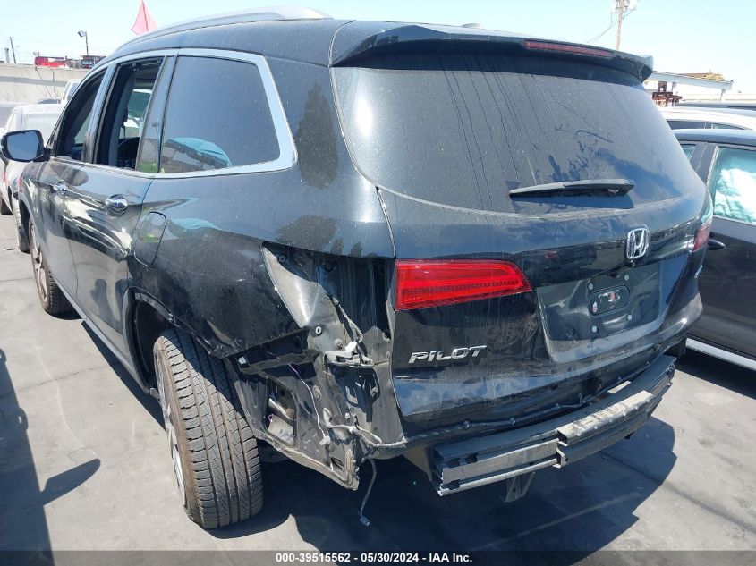 2017 Honda Pilot Touring VIN: 5FNYF5H91HB031577 Lot: 39515562