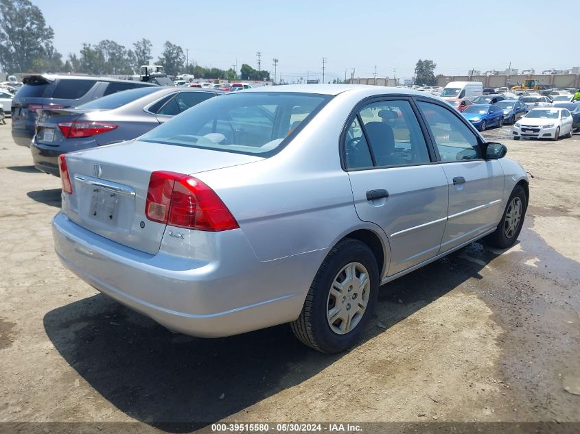 2001 Honda Civic Lx VIN: 2HGES16581H555558 Lot: 39515580