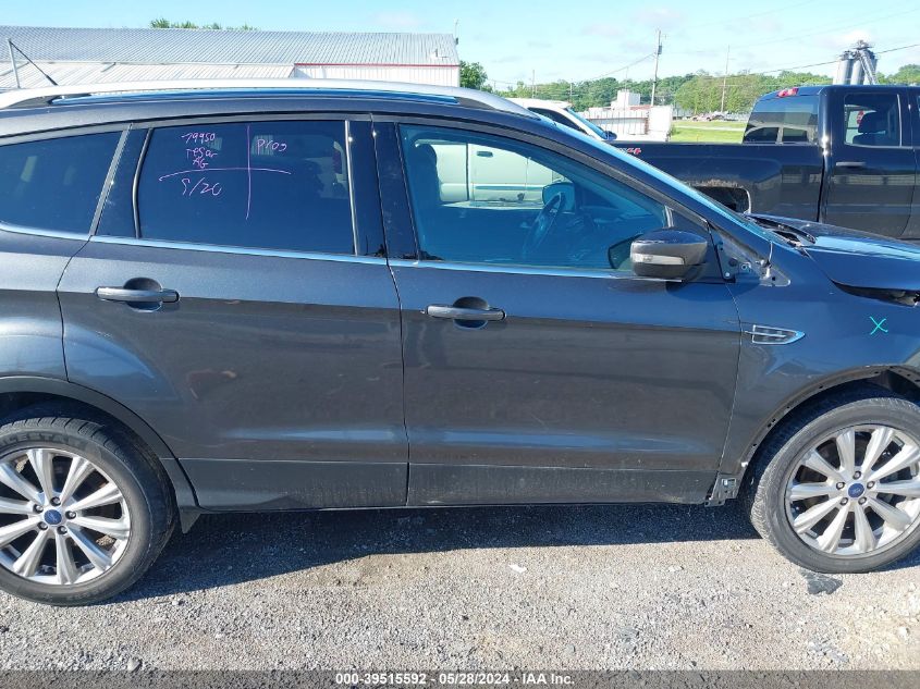 2017 Ford Escape Titanium VIN: 1FMCU9JD7HUC20405 Lot: 39515592