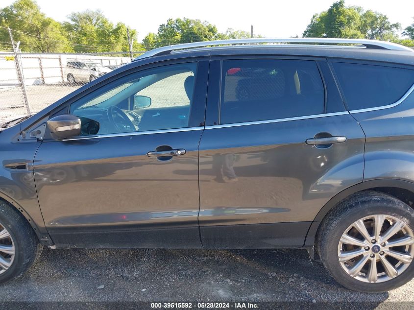 2017 Ford Escape Titanium VIN: 1FMCU9JD7HUC20405 Lot: 39515592