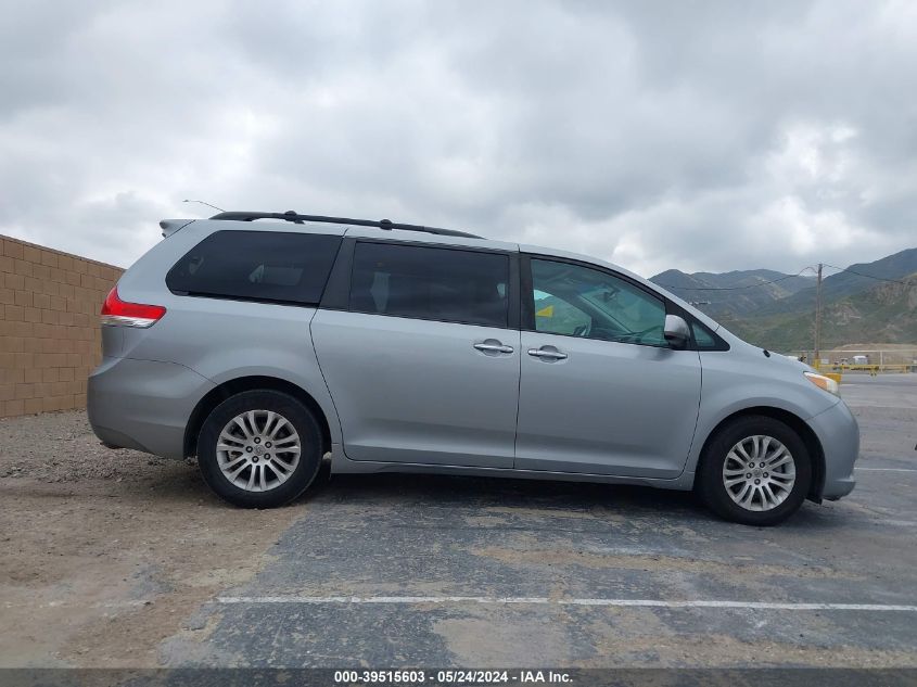 2013 Toyota Sienna Xle V6 8 Passenger VIN: 5TDYK3DC8DS364947 Lot: 39515603