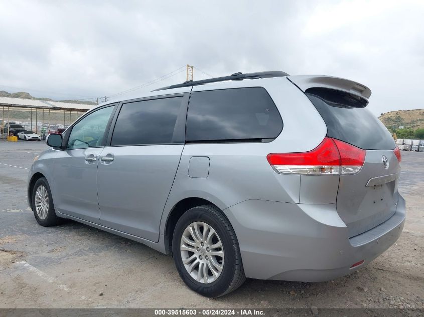 2013 Toyota Sienna Xle V6 8 Passenger VIN: 5TDYK3DC8DS364947 Lot: 39515603