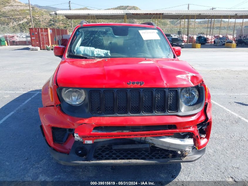 2019 Jeep Renegade Altitude Fwd VIN: ZACNJABB4KPK00378 Lot: 39515619