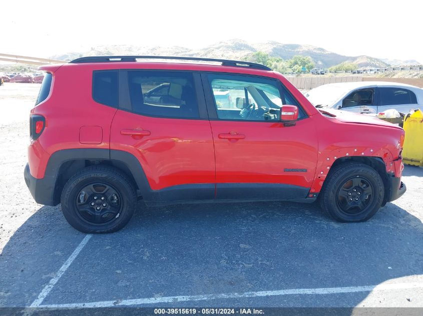 2019 Jeep Renegade Altitude Fwd VIN: ZACNJABB4KPK00378 Lot: 39515619