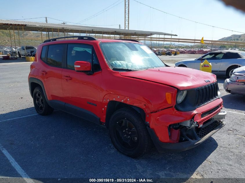 2019 Jeep Renegade Altitude Fwd VIN: ZACNJABB4KPK00378 Lot: 39515619