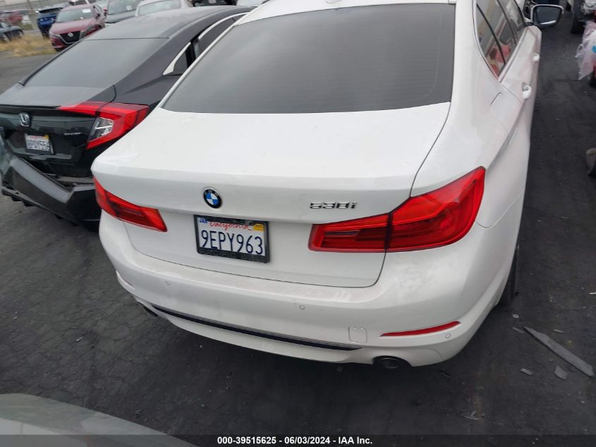 2020 BMW 530I VIN: WBAJR3C03LWW68641 Lot: 39515625