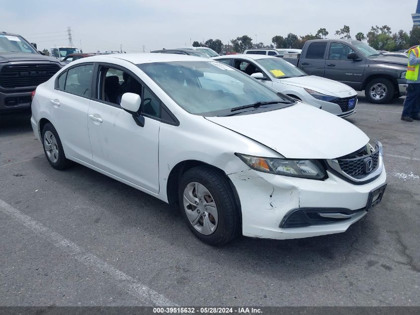 2013 Honda Civic Lx VIN: 19XFB2F52DE212849 Lot: 39515632