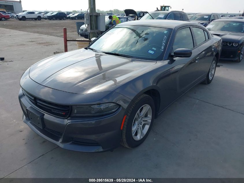 2022 Dodge Charger Sxt VIN: 2C3CDXBG0NH261365 Lot: 39515639