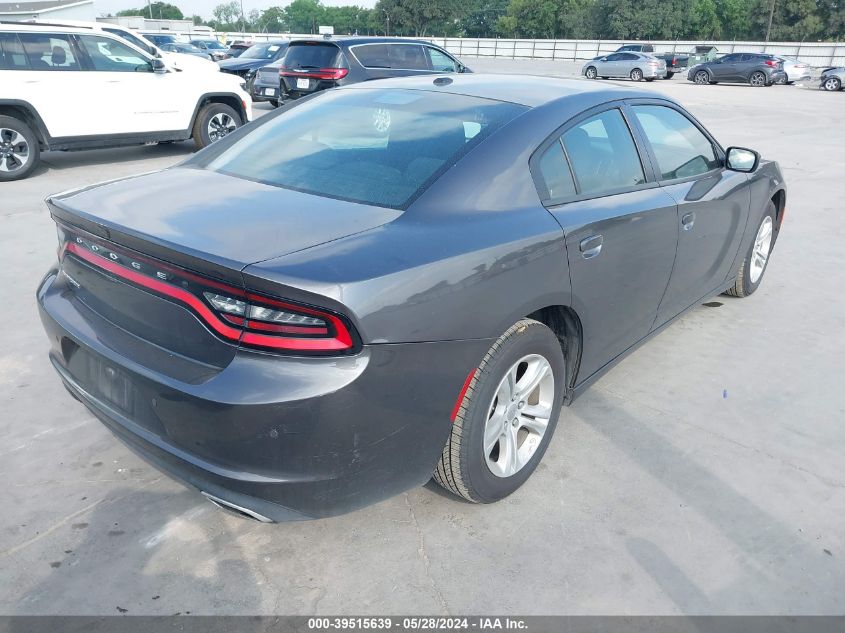 2022 Dodge Charger Sxt VIN: 2C3CDXBG0NH261365 Lot: 39515639